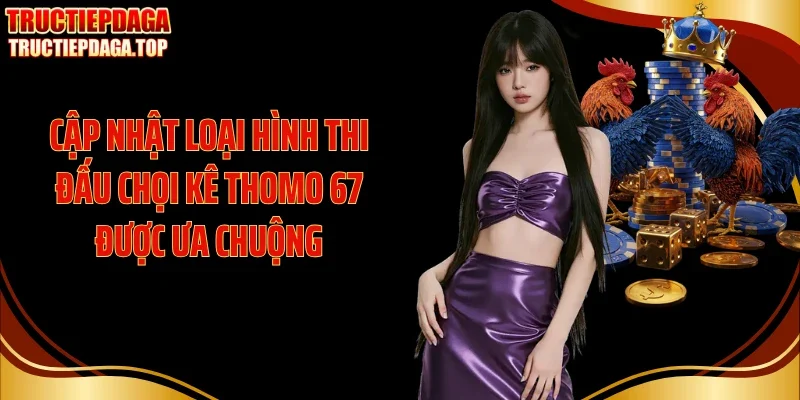 cap nhat loai hinh thi dau choi ke thomo 67 duoc ua chuong Cập nhật loại hình thi đấu chọi kê Thomo 67 được ưa chuộng